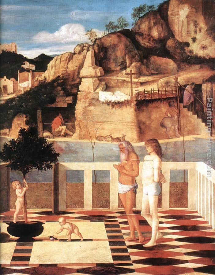 Giovanni Bellini Sacred Allegory [detail]